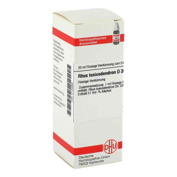 Rhus Tox. D 30 Dilution (20 ml)