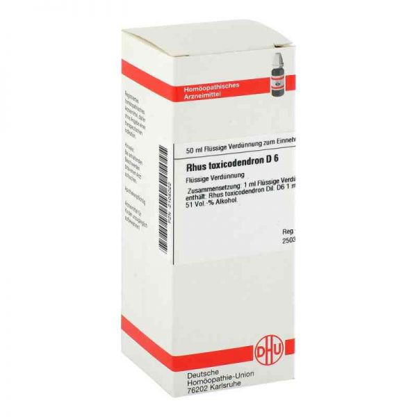 Rhus Tox. D 6 Dilution (50 ml)