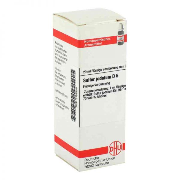 Sulfur Jodat. D 6 Dilution (20 ml)