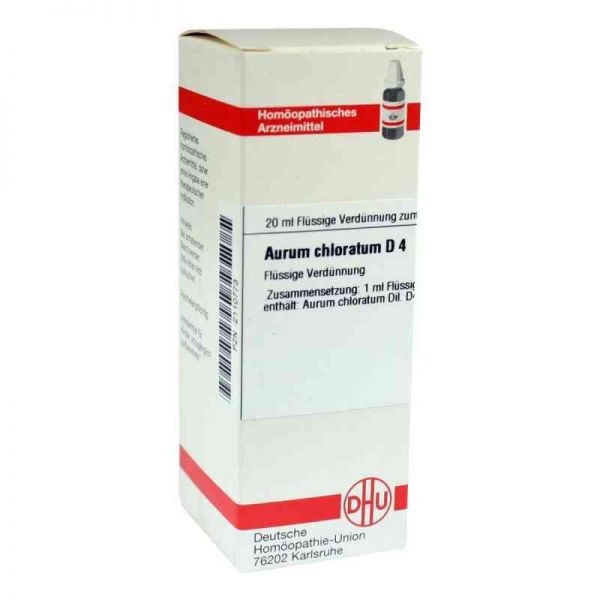 Aurum Chloratum D 4 Dilution (20 ml)