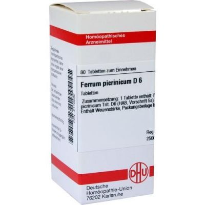 Ferrum Picrinicum D 6 Tabletten (80 stk)