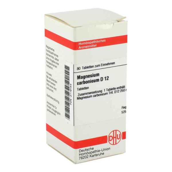 Magnesium Carbonicum D 12 Tabletten (80 stk)