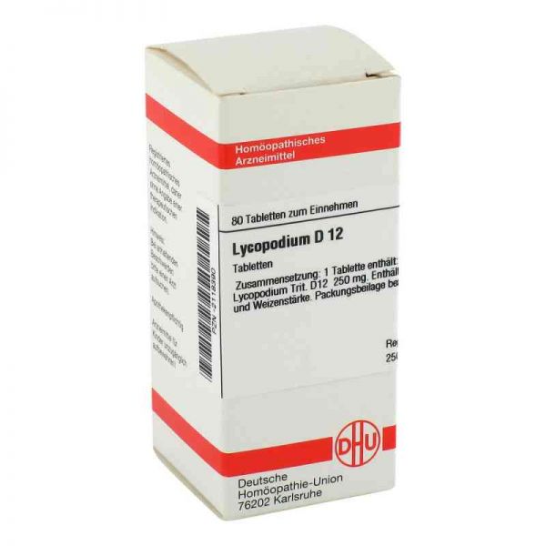 Lycopodium D 12 Tabletten (80 stk)