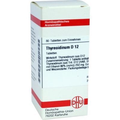 Thyreoidinum D 12 Tabletten (80 stk)