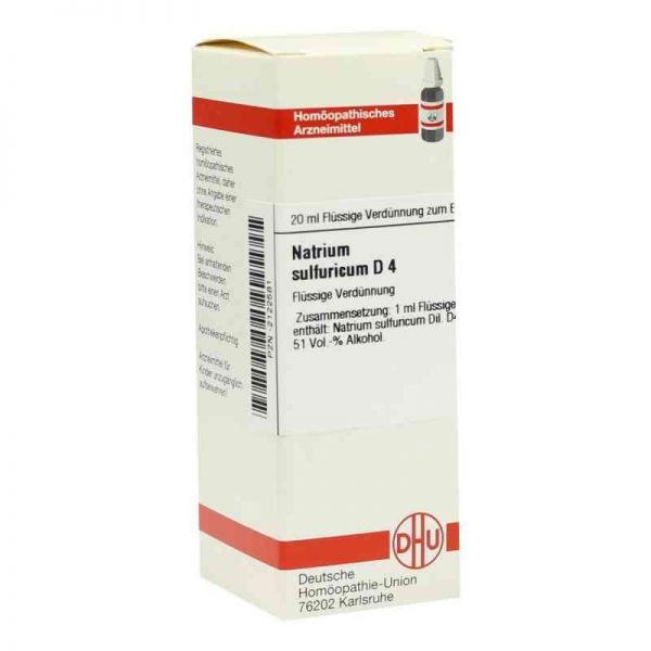 Natrium Sulfuricum D 4 Dilution (20 ml)