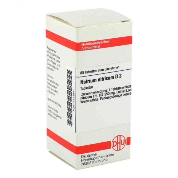 Natrium Nitricum D 3 Tabletten (80 stk)