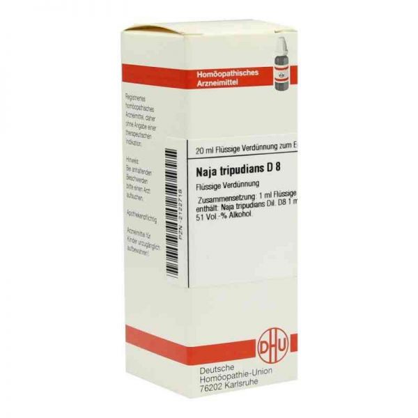 Naja Tripudians D 8 Dilution (20 ml)