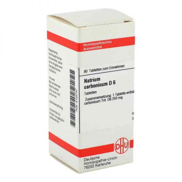 Natrium Carbonicum D 6 Tabletten (80 stk)