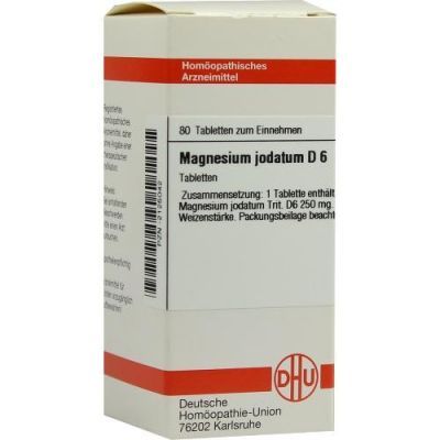 Magnesium Jodat. D 6 Tabletten (80 stk)