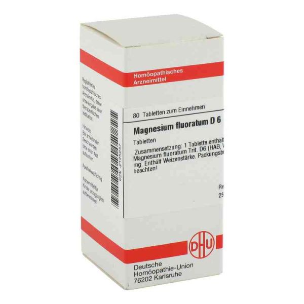 Magnesium Fluoratum D 6 Tabletten (80 stk)