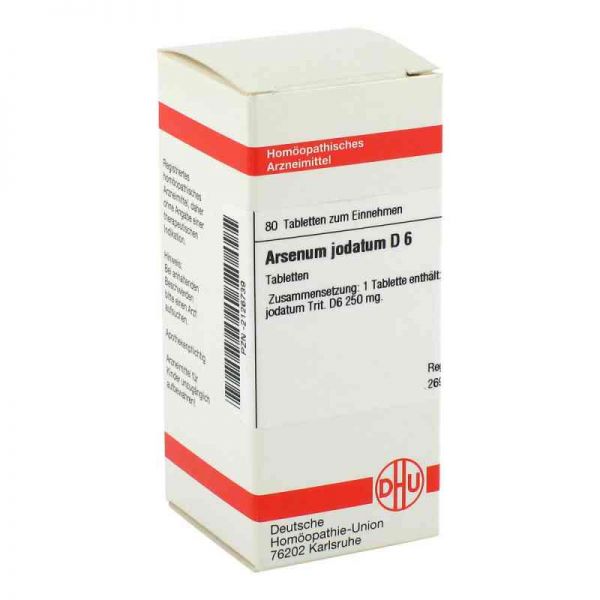 Arsenum Jodatum D 6 Tabletten (80 stk)