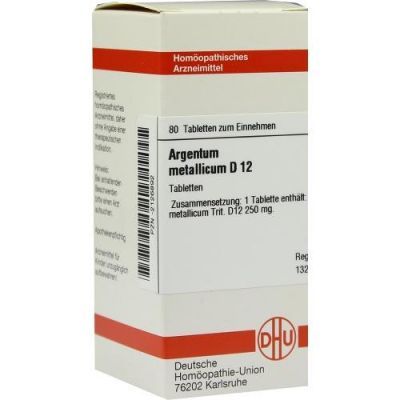 Argentum Metallicum D 12 Tabletten (80 stk)