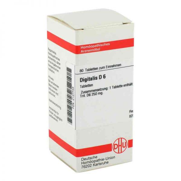 Digitalis D 6 Tabletten (80 stk)