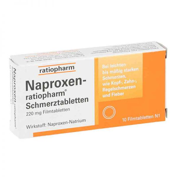 Naproxen-ratiopharm Schmerztabletten (10 stk)