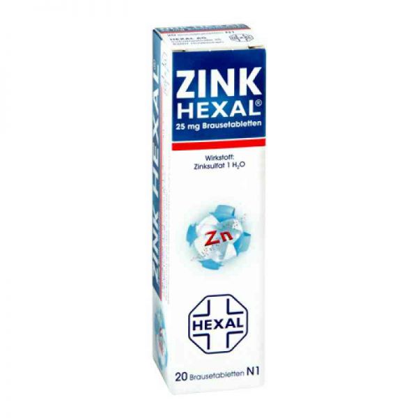 Zink HEXAL (20 stk)