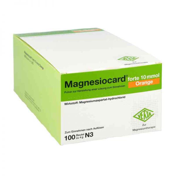 Magnesiocard forte 10 mmol Orange Pulver (100 stk)