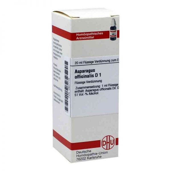 Asparagus Officinalis D 1 Dilution (20 ml)