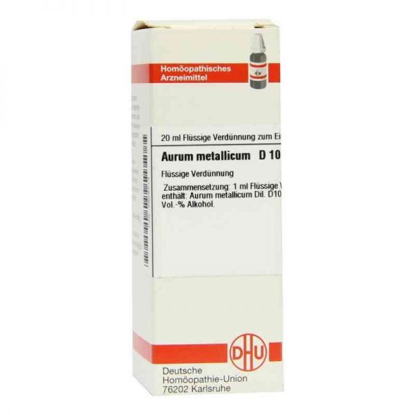 Aurum Metallicum D 10 Dilution (20 ml)