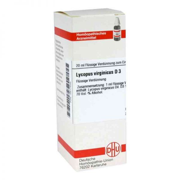 Lycopus Virg. D 3 Dilution (20 ml)