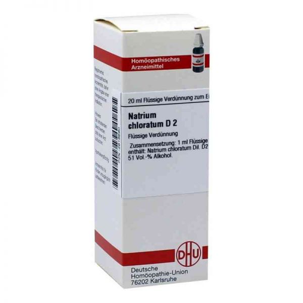 Natrium Chloratum D 2 Dilution (20 ml)