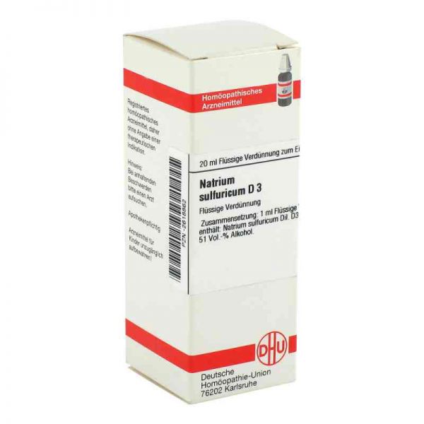 Natrium Sulfuricum D 3 Dilution (20 ml)