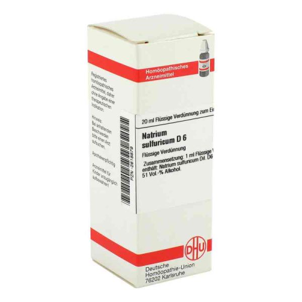 Natrium Sulfuricum D 6 Dilution (20 ml)