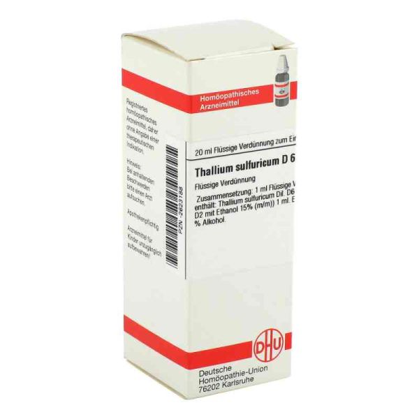 Thallium Sulf. D 6 Dilution (20 ml)