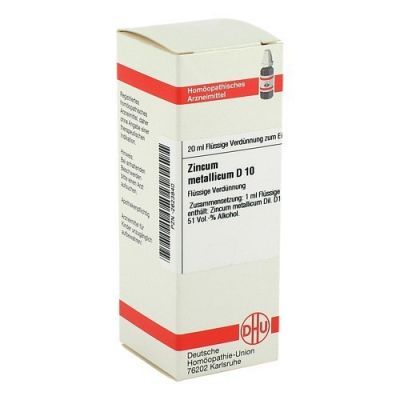 Zincum Metallicum D 10 Dilution (20 ml)