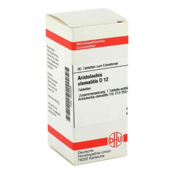 Aristolochia Clematitis D 12 Tabletten (80 stk)