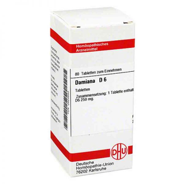 Damiana D 6 Tabletten (80 stk)