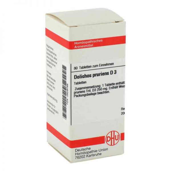 Dolichos Pruriens D 3 Tabletten (80 stk)