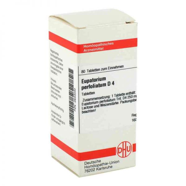 Eupatorium Perfoliatum D 4 Tabletten (80 stk)