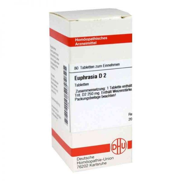 Euphrasia D 2 Tabletten (80 stk)