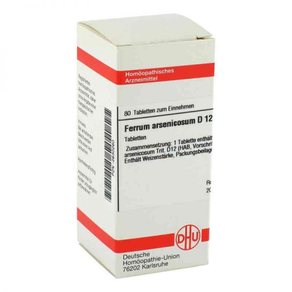 Ferrum Arsenicosum D 12 Tabletten (80 stk)