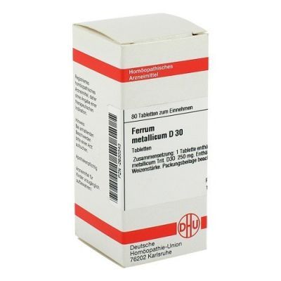 Ferrum Metallicum D 30 Tabletten (80 stk)