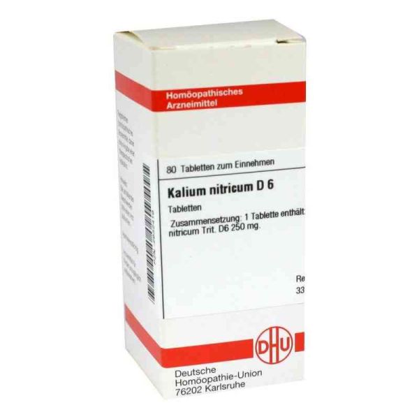 Kalium Nitricum D 6 Tabletten (80 stk)