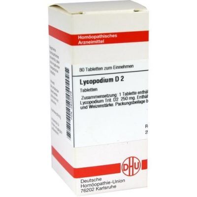 Lycopodium D 2 Tabletten (80 stk)