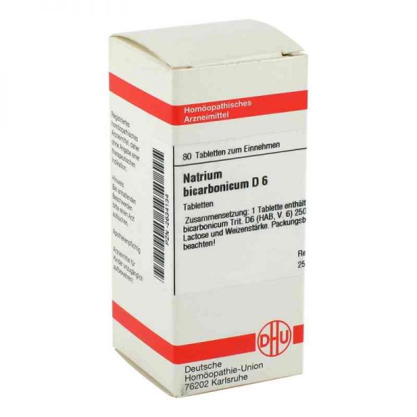 Natrium Bicarbonicum D 6 Tabletten (80 stk)