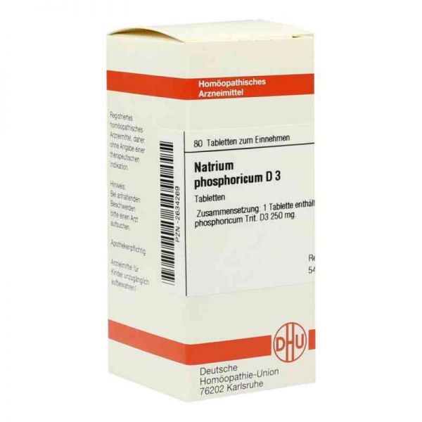 Natrium Phosphoricum D 3 Tabletten (80 stk)