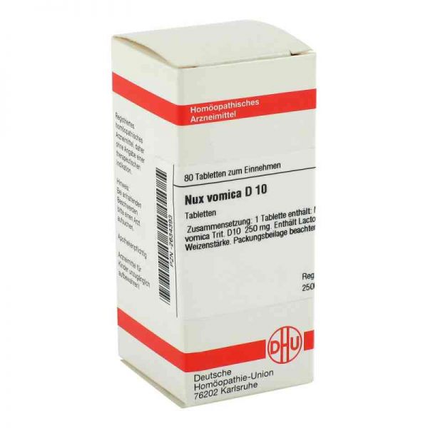 Nux Vomica D 10 Tabletten (80 stk)