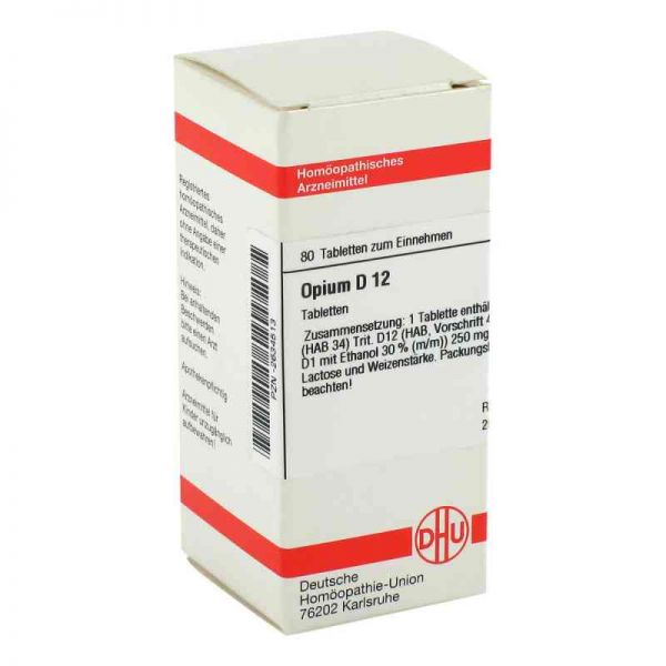 Opium D 12 Tabletten (80 stk)