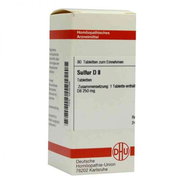 Sulfur D 8 Tabletten (80 stk)