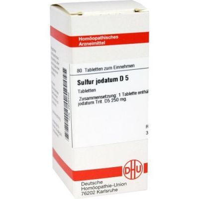 Sulfur Jodat. D 5 Tabletten (80 stk)