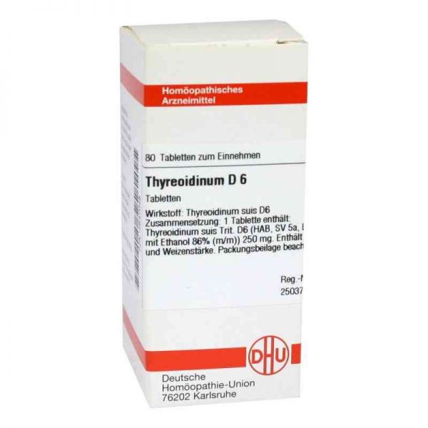 Thyreoidinum D 6 Tabletten (80 stk)