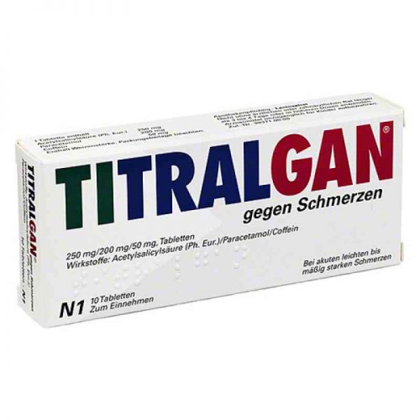 TITRALGAN gegen Schmerzen (10 stk)