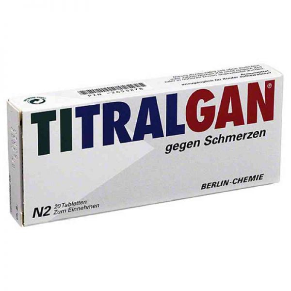 TITRALGAN gegen Schmerzen (20 stk)