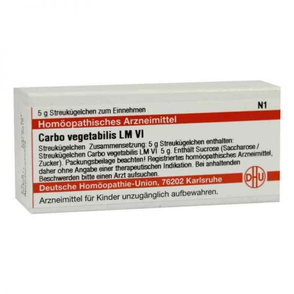 Lm Carbo Vegetabilis Vi Globuli (5 g)