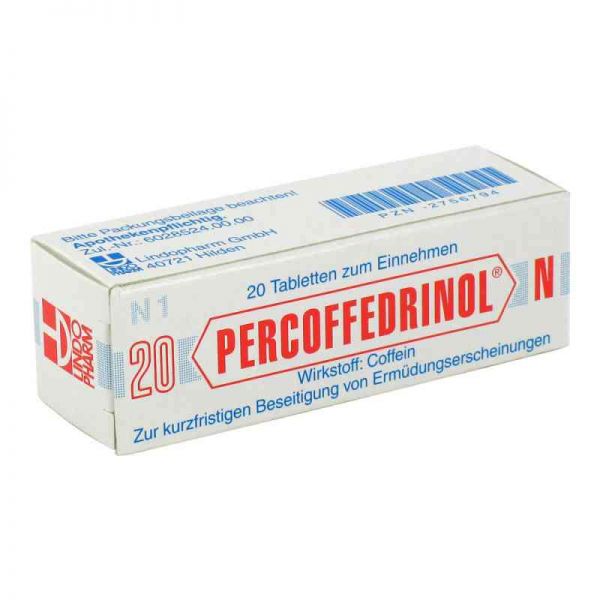 Percoffedrinol N 50mg (20 stk)