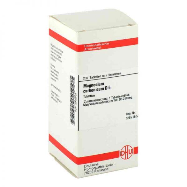 Magnesium Carbonicum D 6 Tabletten (200 stk)