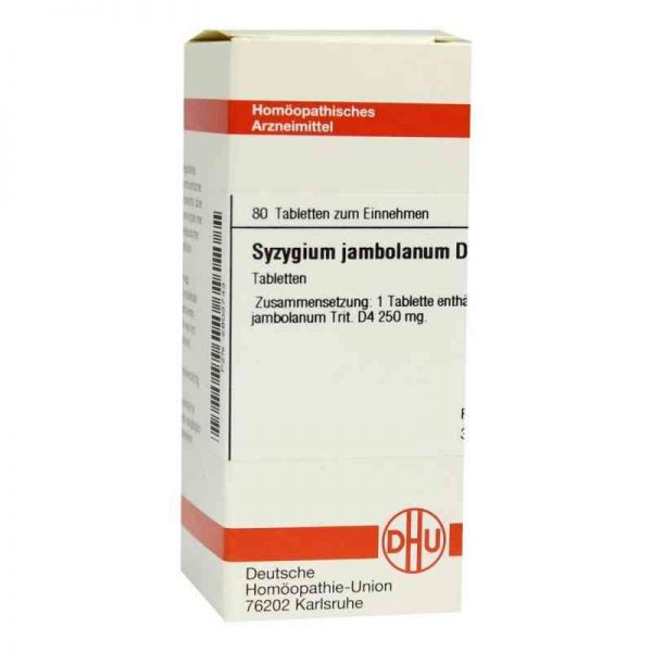 Syzygium Jambolanum D 4 Tabletten (80 stk)